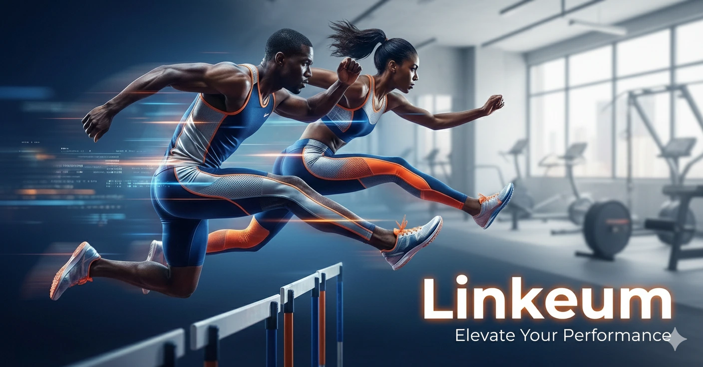 Banner for the Linkeum brand generated by prompt 2 via Gemini