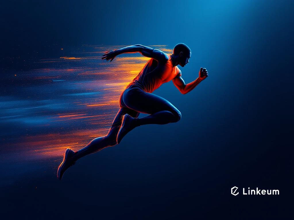 Banner for the Linkeum brand generated by prompt 1 via LeChat