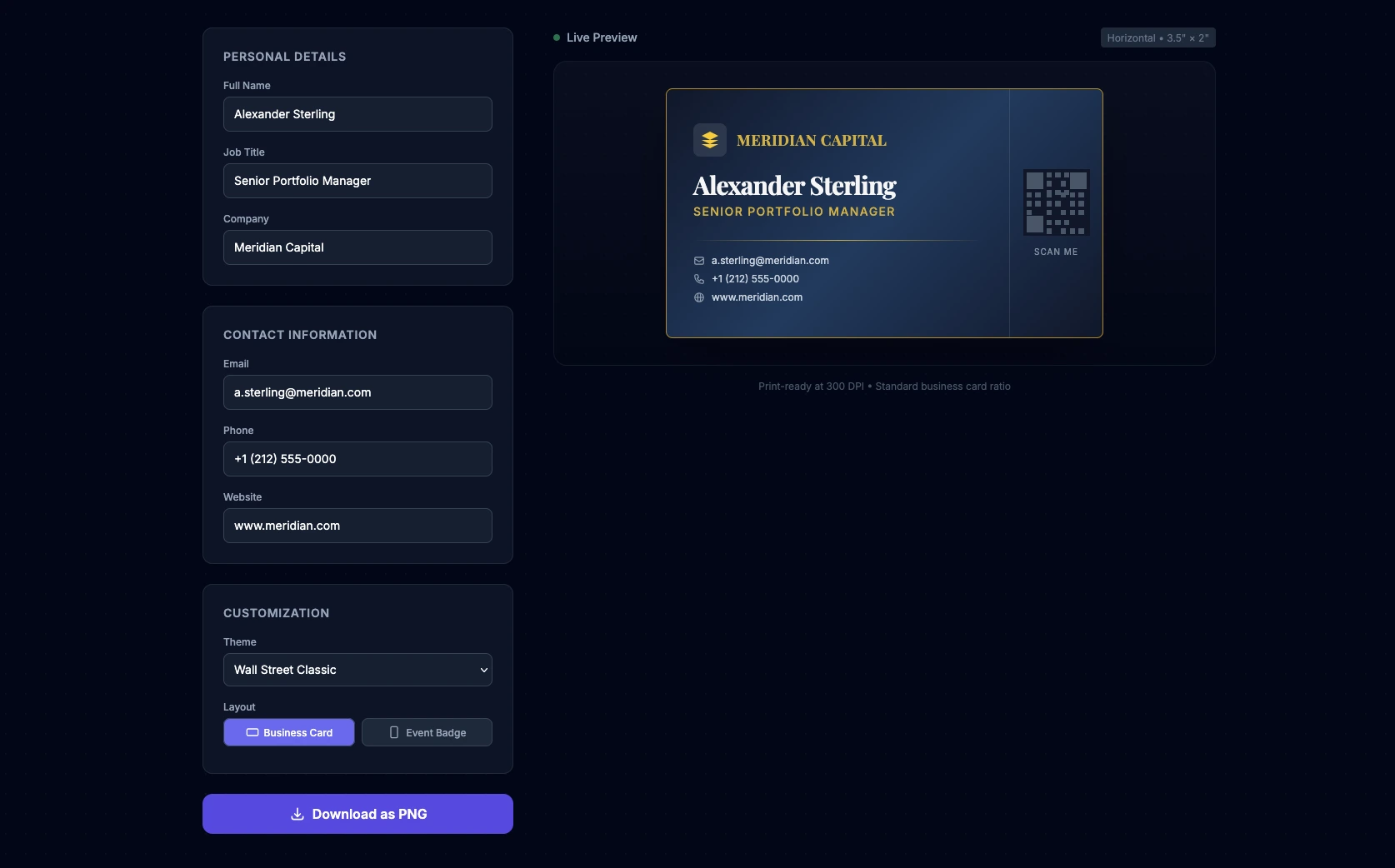 Tuesday prompt #13: coding a premium business card generator 💼✨